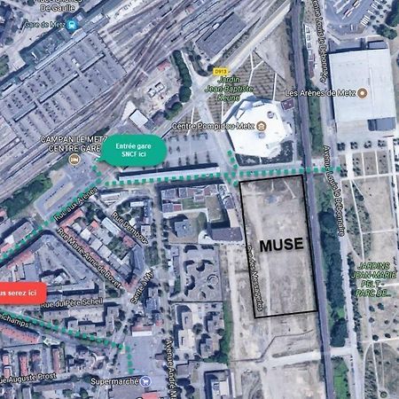 Studio Gare Metz Cote Cour المظهر الخارجي الصورة
